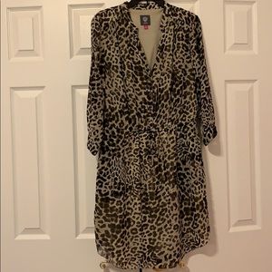 Vince Camuto leopard dress